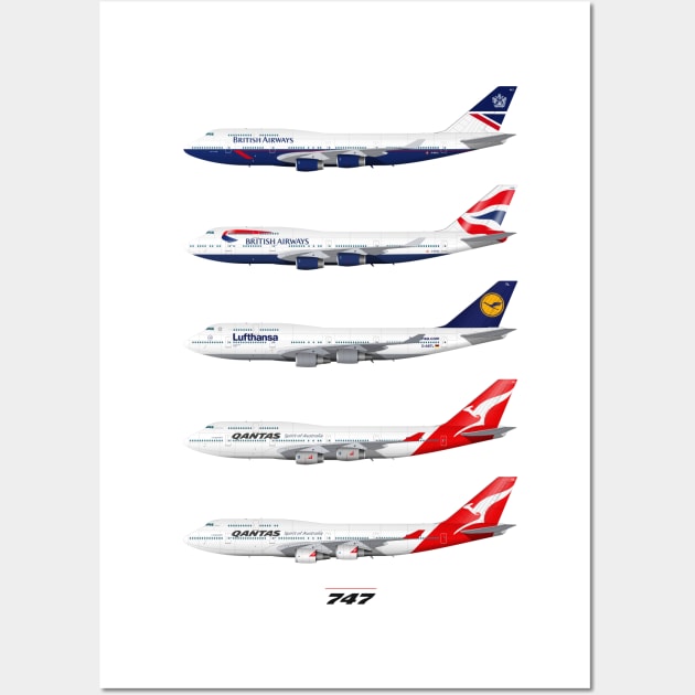 747 Operators Wall Art by SteveHClark